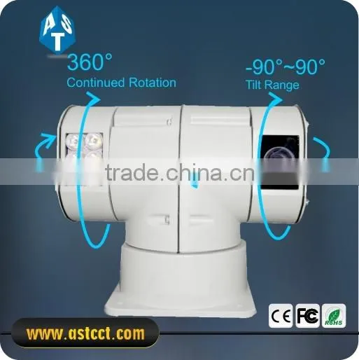 Analog 360 Degree Car Security Camera Weatherproof Sony Ccd Sensor 27X Zoom 700tvl Ptz Camera