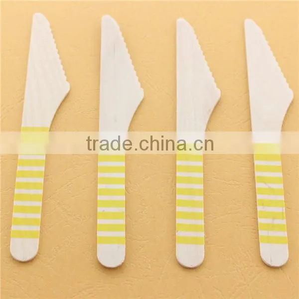 Eco-friend Wholesale Wooden Knives/mini Dessert Knives Suit for Party/afternoon Tea photo-5