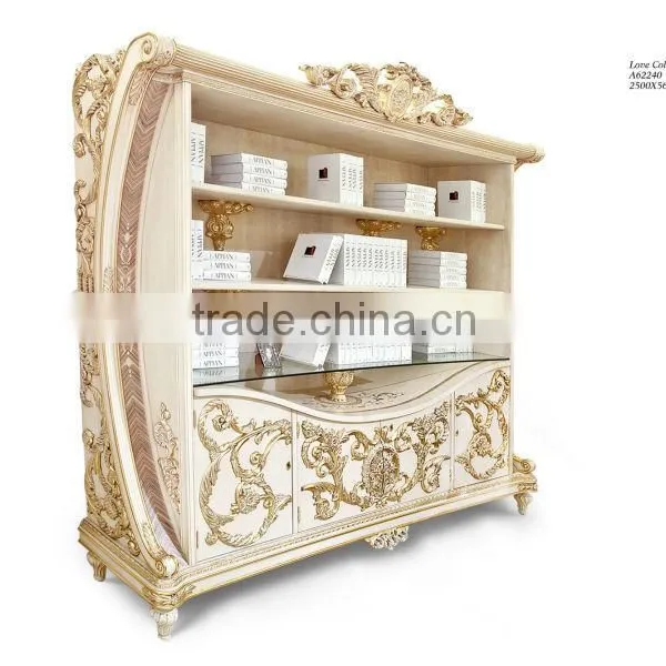 European Style Classic Style Secretary Desk Chair Study Room and King Cabinet and Study Room Wallpaper photo-4
