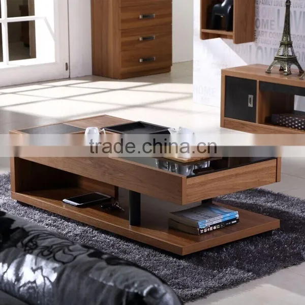 Fashionable and Simple Modern Furniture Small Family House Type Multi-function Kung fu Coffee Table