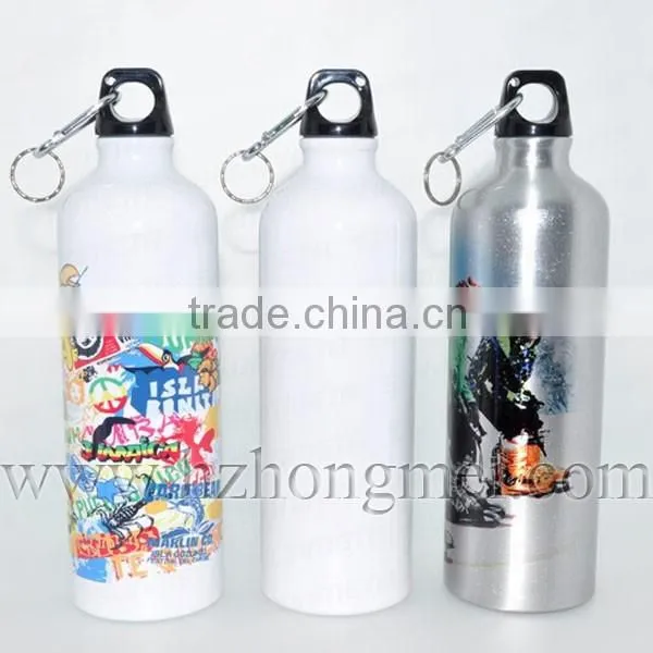 Hot Selling 700ml Blank Aluminium Hot Transfer Sport Bottle With Coating