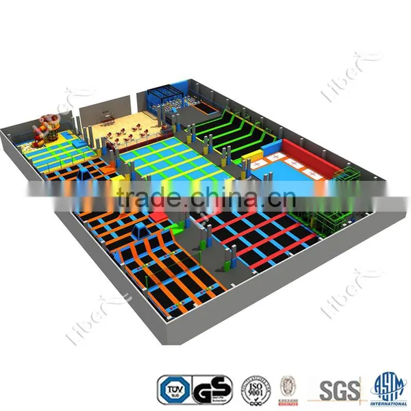Good Price Jumping Trampoline Rectangle Indoor Playground Type Trampoline Park photo-3