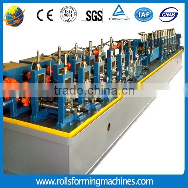 Welded Steel Tube Roll Former Mill Welded Pipe Roll Forming Machine Round/square Pipe Machinery, High Frequency Welding photo-3