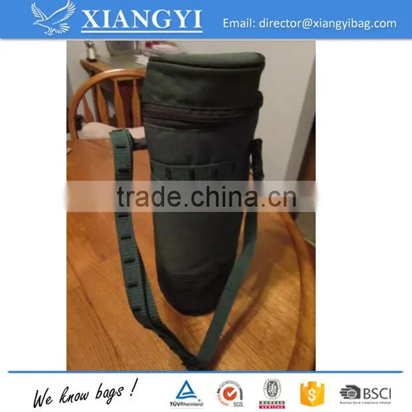 PICNIC TIME INSULATED WINE BOTTLE BAG SINGLE GREEN SHOULDER WINE BAG photo-3