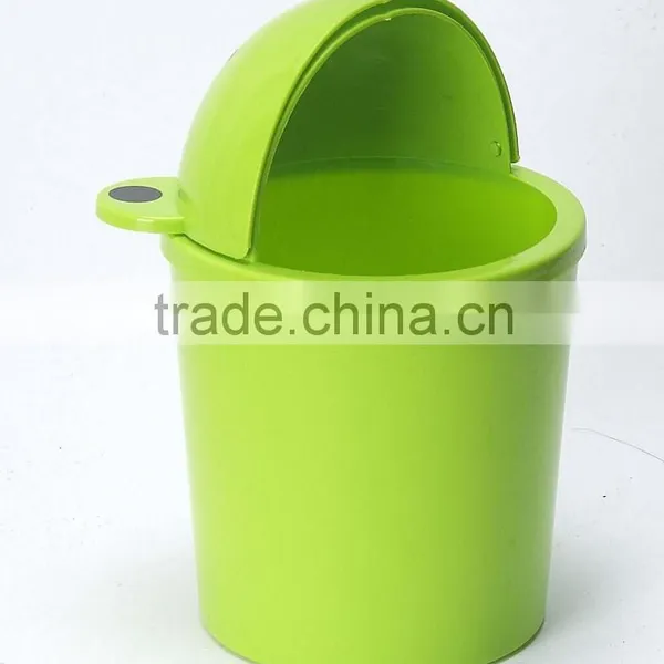 Animal Design Trash Can, Frog Shaped Cartoon Plastic Garbage Can photo-3