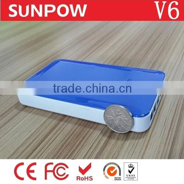 Sunpow Best Selling Portable Mini Emergency 12v Car Jump Starter Car Power Bank Car Battery Booster With Air Compressor photo-2