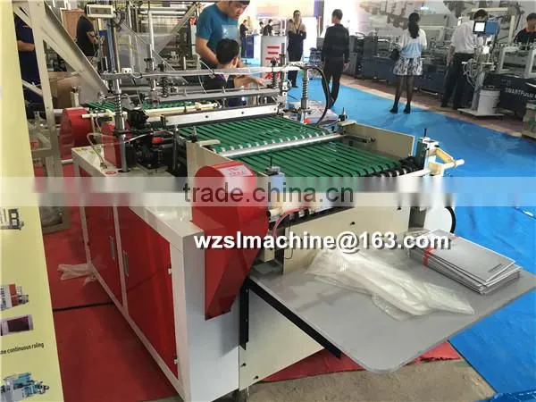 Plastc PE air bubble film bag making machine