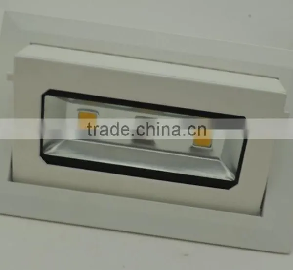 KWT LED Shop Lighting Adjustable COB LED Rectangular Downlight 30w/45w photo-3
