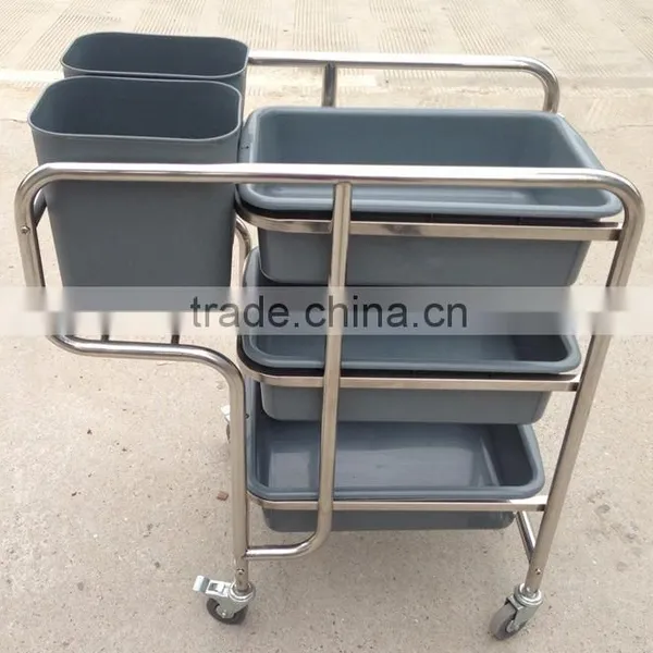 3 Tier Black Utility Heavy Duty Cart photo-2