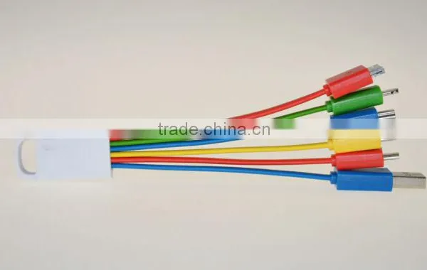 Multi-function Usb Charger Cable for IPhone 5 for IPhone 4 Micro Mini and Type c photo-2