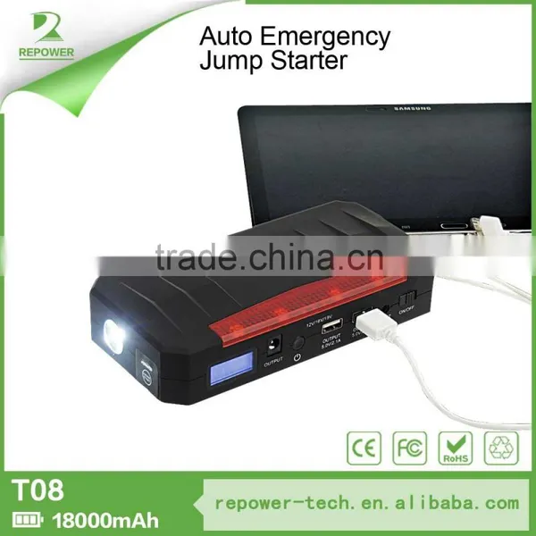 OEM Battery Ignition Starter and Auto Jump Starter With LED Flash Light Battery Charger photo-3