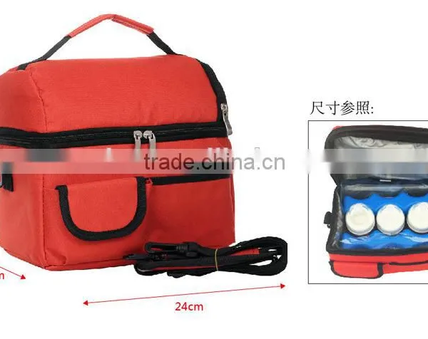 Outdoor Insulated Picnic Cooler Box Tote Bag Camping Ice Box Lunch Bag Ice Pack
