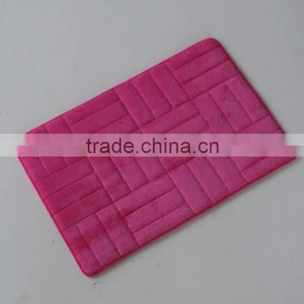 New Design Fleece Floor Mat With Anti Slip Base photo-5