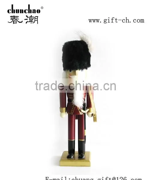 Wooden Toy Soldier Nutcracker for Christmas