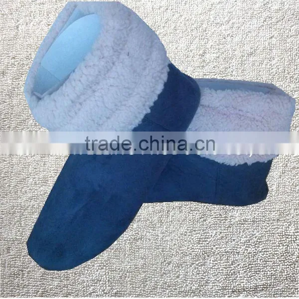 Colorful Winter Warm Microsuede Indoor Ladies Indoor Ankel Boots photo-3