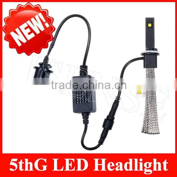 Led Headlight Kit Fanless Slim Car Led Headlight With Tunned Copper Braid photo-4