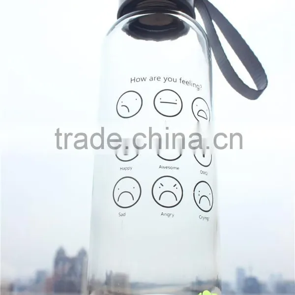 OEM Private Lable Cartoon Bottle With Cap Glass Sports Water Bottle photo-5