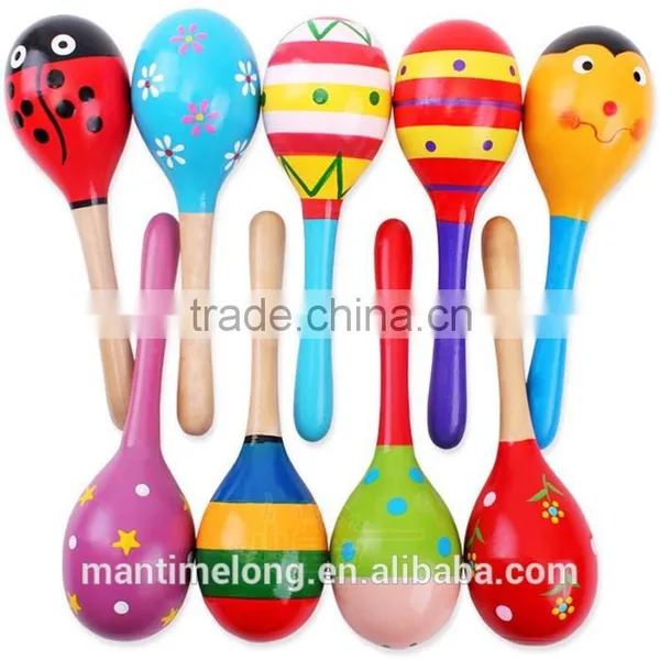 Baby Rattle Toy Wooden Rattle photo-2