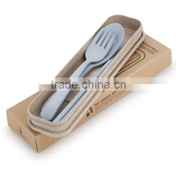 Natural Wheat Straw China Wholesale Tableware Set photo-4