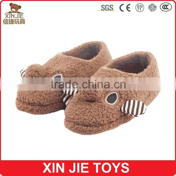 Children Winter Indoor Slipper Cheap Plush Animal Slipper 2015 Hot Selling Kids Plush Slippers photo-2