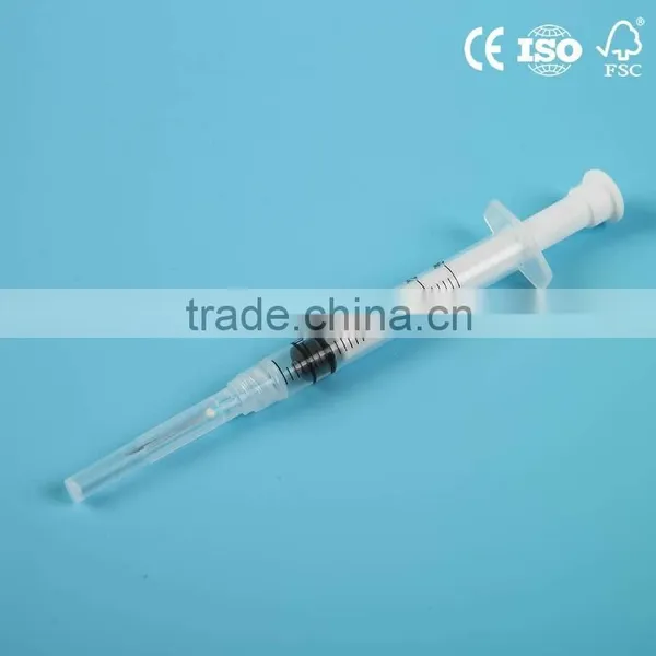 3ml Luer Lock Disposable Retractable Safety Syringe photo-2