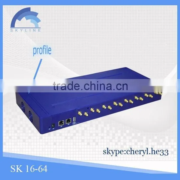 New Arrival! 16 Ports With 64 Sims GSM Voip Gateway ,fxo Gateway Asterisk photo-5