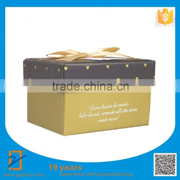 Custom Decorative Individual Wedding Cake Boxes With Handle photo-6