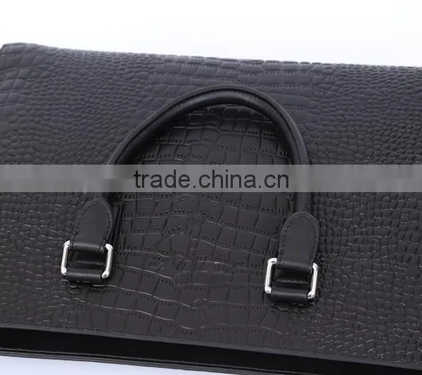 Wholesale Price Briefcase Men's Luxury Briefcase Crocodile Leather Briefcase photo-2