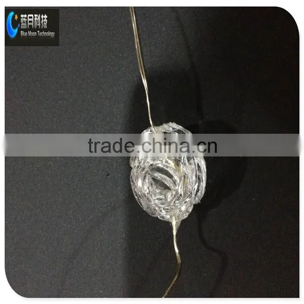 5M 50Leds Led Decorative Rose Lights photo-3