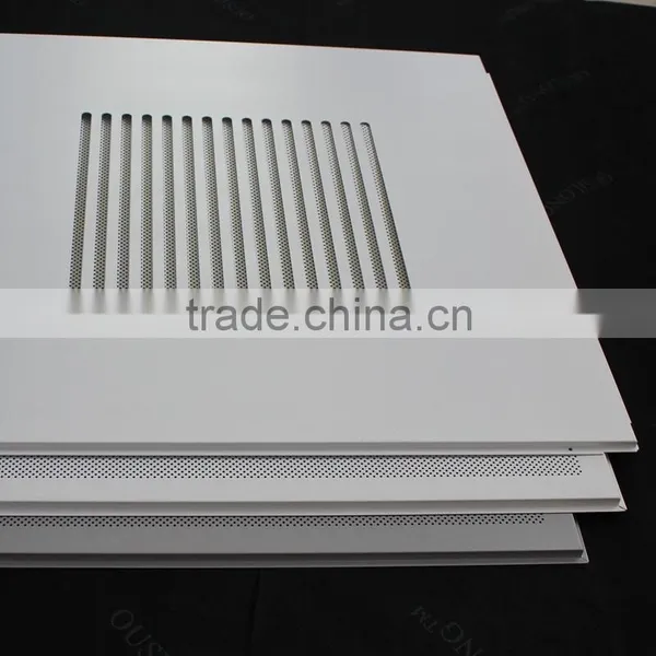Rustproof Perforated T Grid Metal Office False Ceiling 600x600mm photo-2