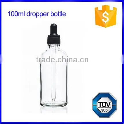 New Good 100ml Clear Perfume Glass Bottle, Glass Dropping Bottle Supplier's Choice photo-6