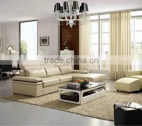 Reasonable Price Large Size Corner Sofa Soft Leather Set Design photo-2