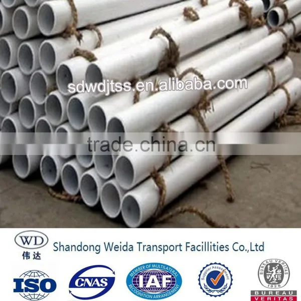 Powder Coating Highway Guard Rail Steel Pipe Post photo-2