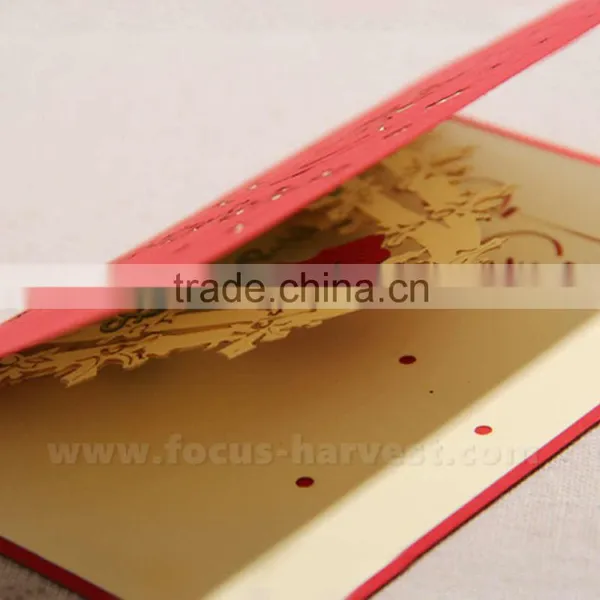 3D Bell Handmade Card Greeting Cards Christmas Gift Cards Handmade Postcards photo-5