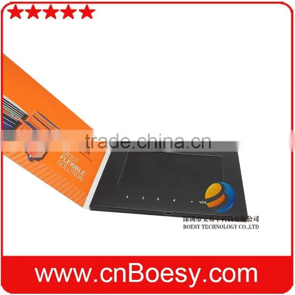 5inch LCD Screen Video Party Invitation Brochure photo-3