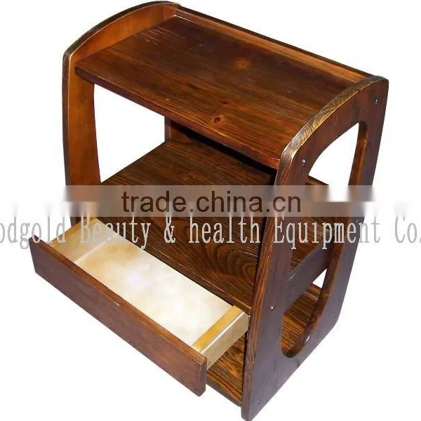 2016 Christmas Hot Sale Wooden Mobile Beauty Trolley photo-4
