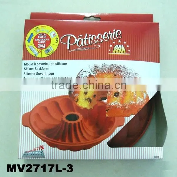 KITCHEN KITCHEN TOOLS ECO- FRIENDLY CHRISTMAS TREE SHAPE SILICONE CARTOON COLORFUL HIGH HOT CAKE MOULD MOLD photo-3