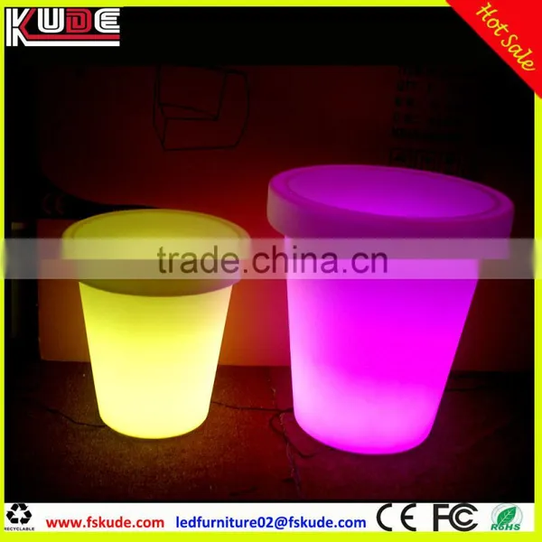 Rgb Light Remote Control Led Flower Planter Pot With Waterproof photo-2