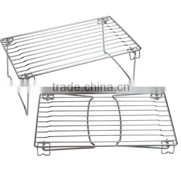 Chrome Stackable Kitchen Cabinet Organizer photo-3