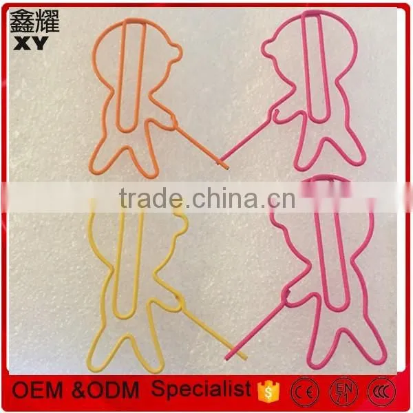 Metal Wire Stationery Types of OEM Design Colorful Paper Clips photo-4