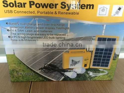 3w Portable Solar Power Lighting Kits for Home and Camping Use photo-6