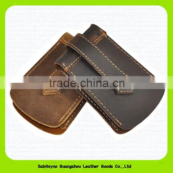 15114 Custom Leather Key Holder Wallet Leather Key Case photo-5