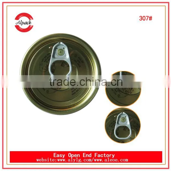 307#83.3mm Full Open Tinplate Easy Open End for Canned Bean photo-3