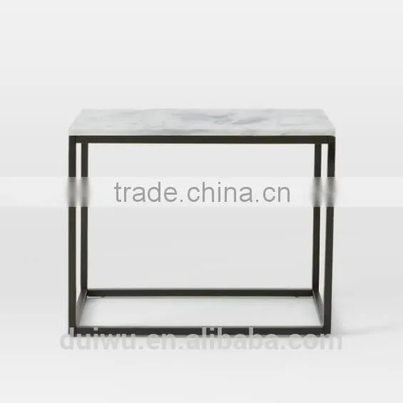 Foshan Shunde Factory Home Metal Furniture Small Marble Beside Table photo-4