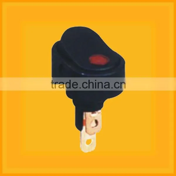 On-off Miniature Lighted Rocker Switch,6A 250V/10A 125V Red 6pin On-off Rocker Switch photo-6