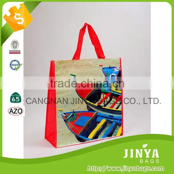 Pretty Desgin PPWoven Bag Custom Made Foldable Tote Shopping Bag