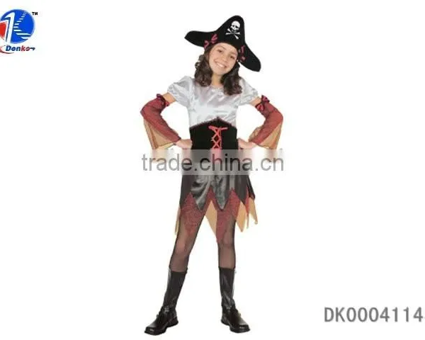Hot Selling Halloween Cheap Pirate Costumes