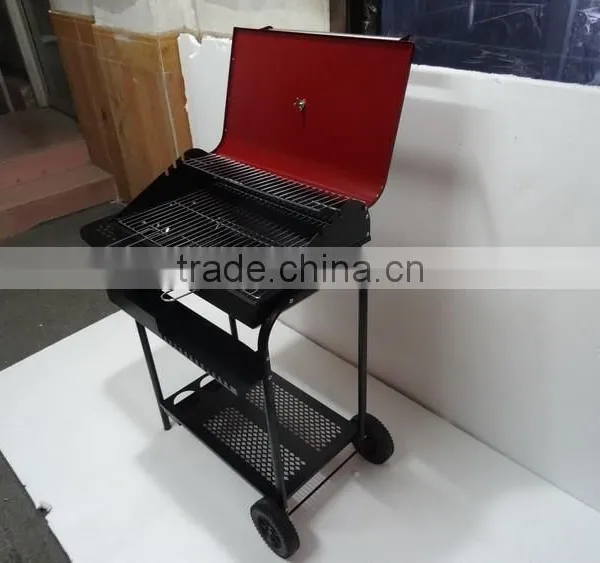 GS Certification and Powder Coated Finishing Indoor Charcoal BBQ Grill photo-5