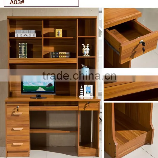Good Market Bookshelf With Computer Desk Table photo-2
