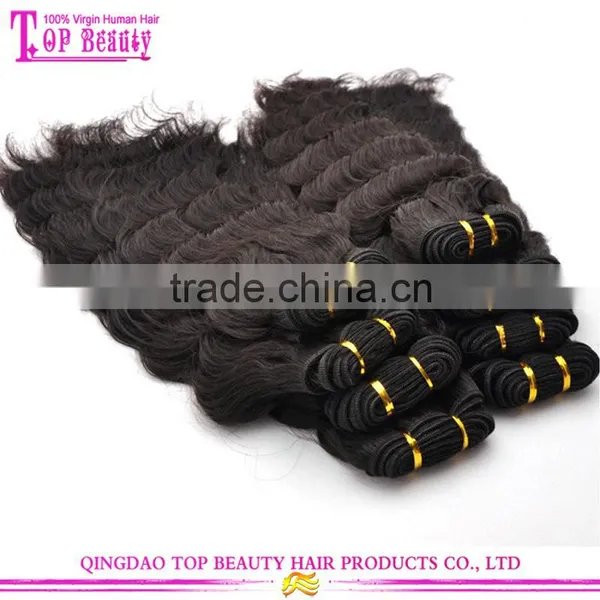 8A Grade 100 Human Hair Raw Virgin Brazilian Hair 7A Deep Wave photo-3